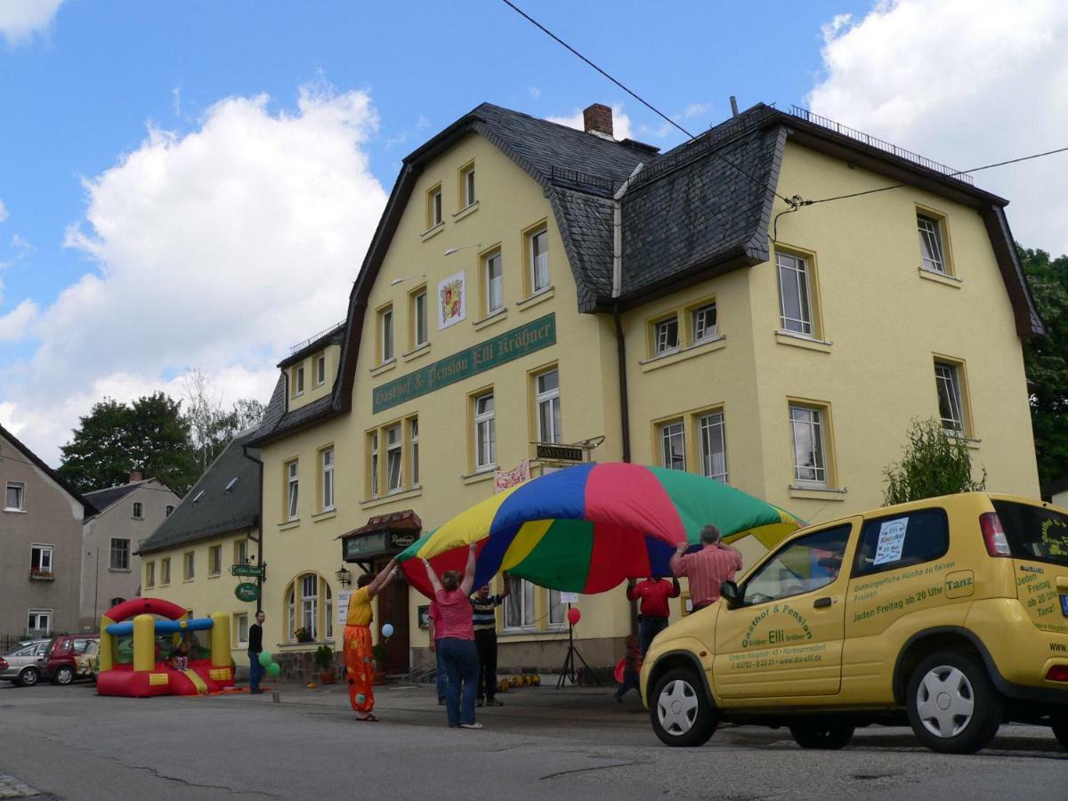 Pension Elli Kroessner Hartmannsdorf bei Chemnitz Exterior photo